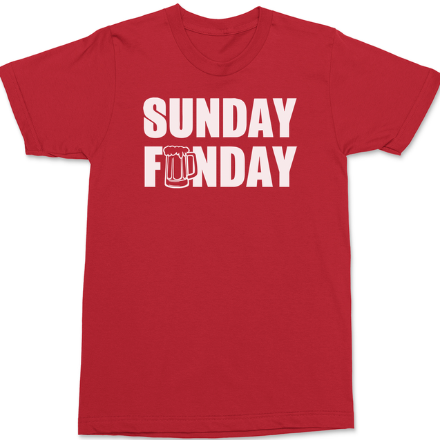 Sunday Funday T-Shirt RED