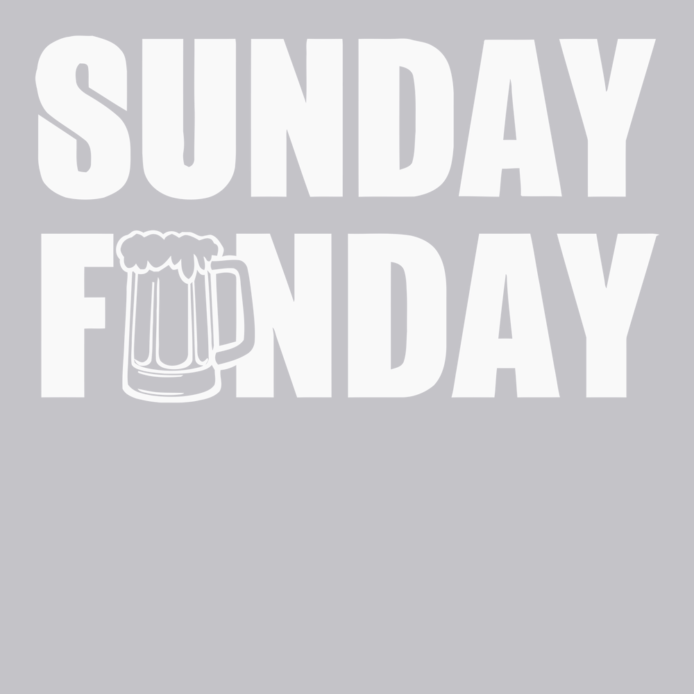 Sunday Funday T-Shirt SILVER