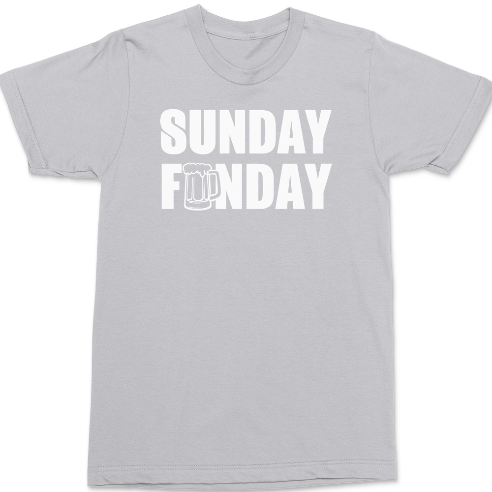 Sunday Funday T-Shirt SILVER