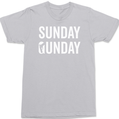Sunday Gunday T-Shirt SILVER