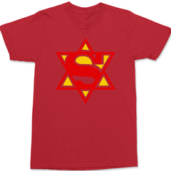 Super Hebrew Jewish T-Shirt RED