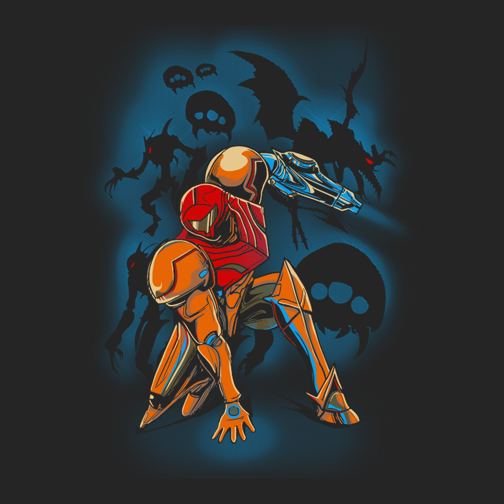 Super Metroid T-Shirt BLACK