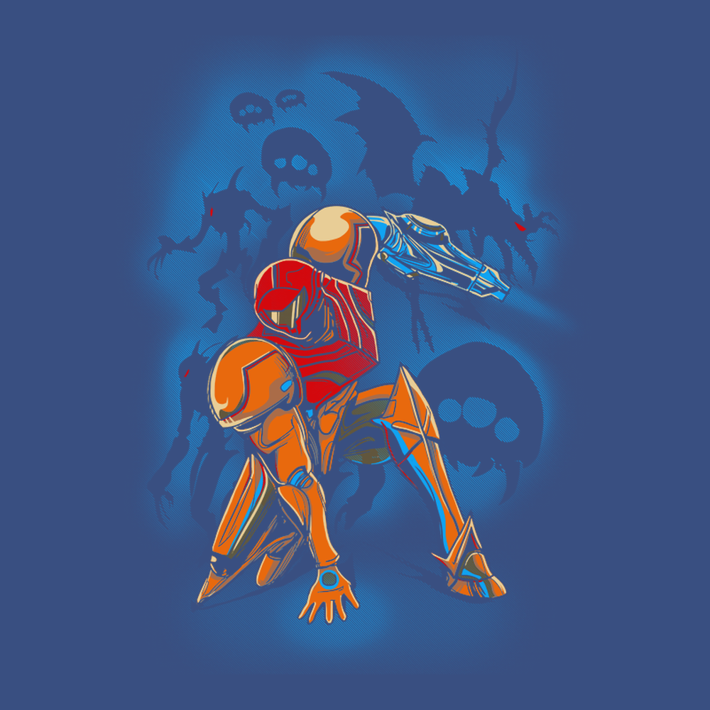 Super Metroid T-Shirt BLUE