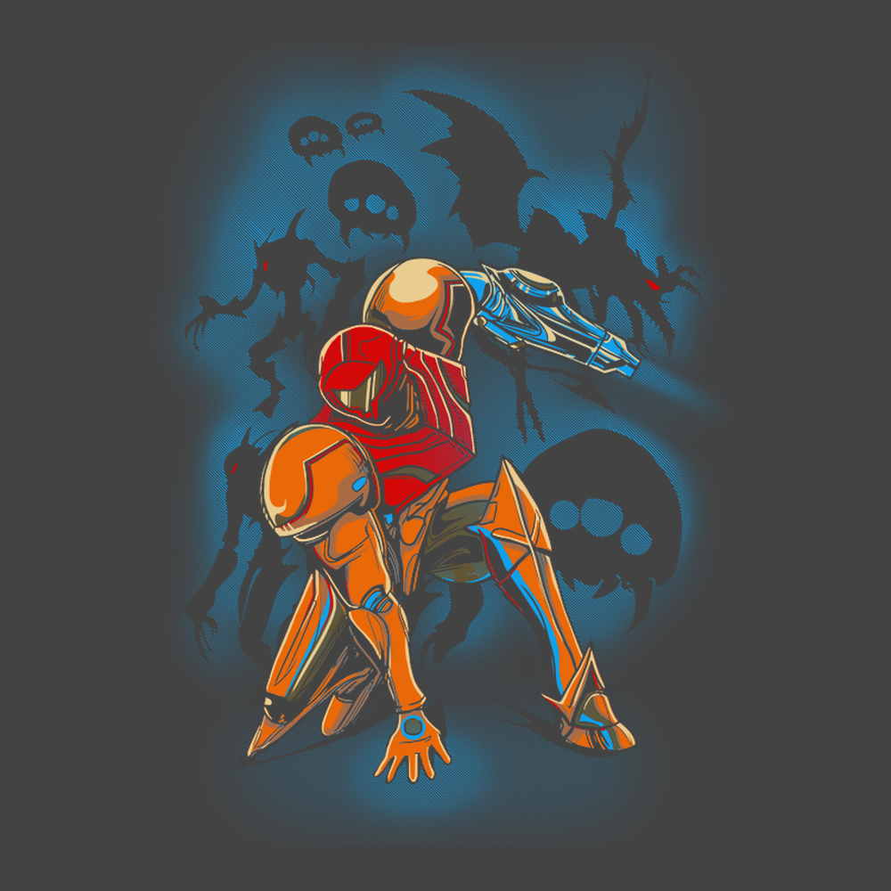 Super Metroid T-Shirt CHARCOAL