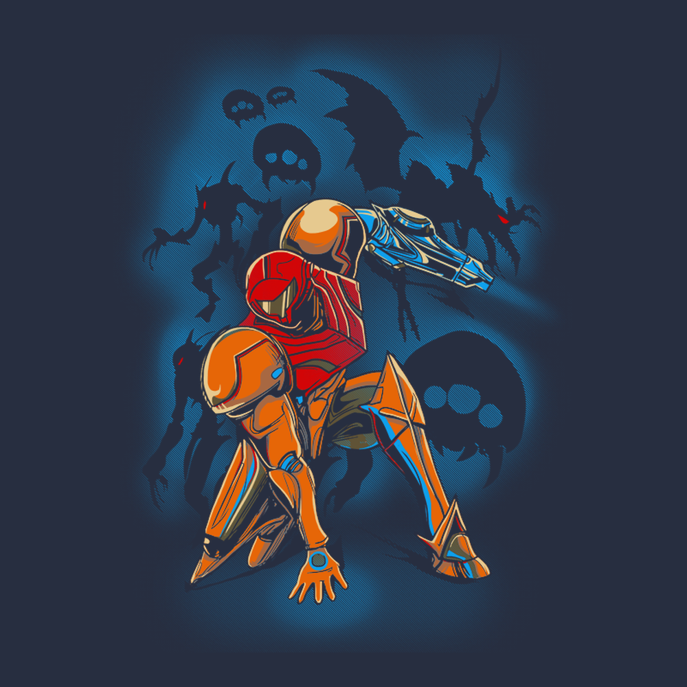Super Metroid T-Shirt NAVY