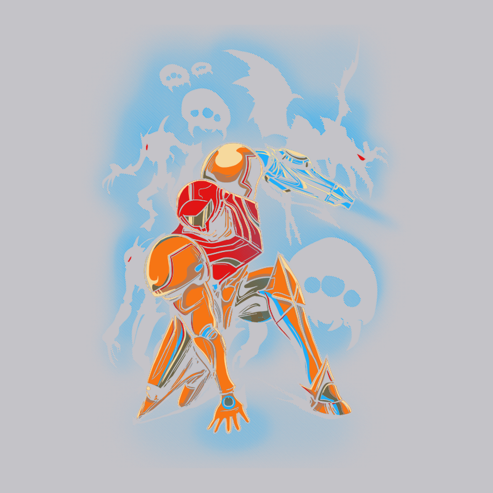 Super Metroid T-Shirt SILVER