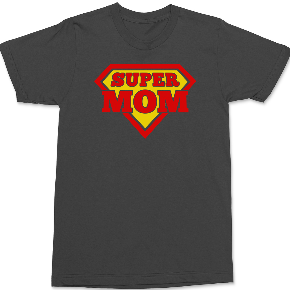 Super Mom T-Shirt CHARCOAL