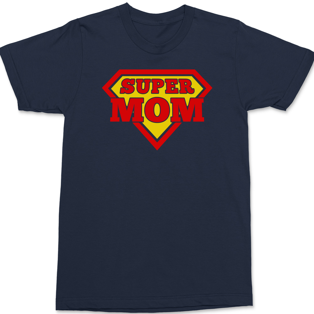 Super Mom T-Shirt NAVY
