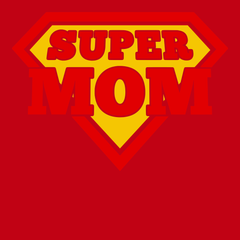Super Mom T-Shirt RED