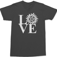 Supernatural Love T-Shirt CHARCOAL