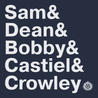 Supernatural Names T-Shirt NAVY