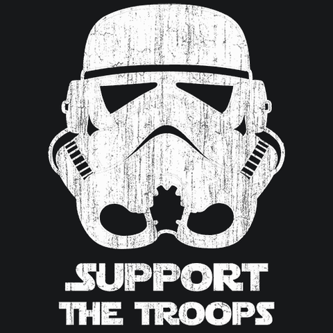 Support The Troops T-Shirt - Textual Tees