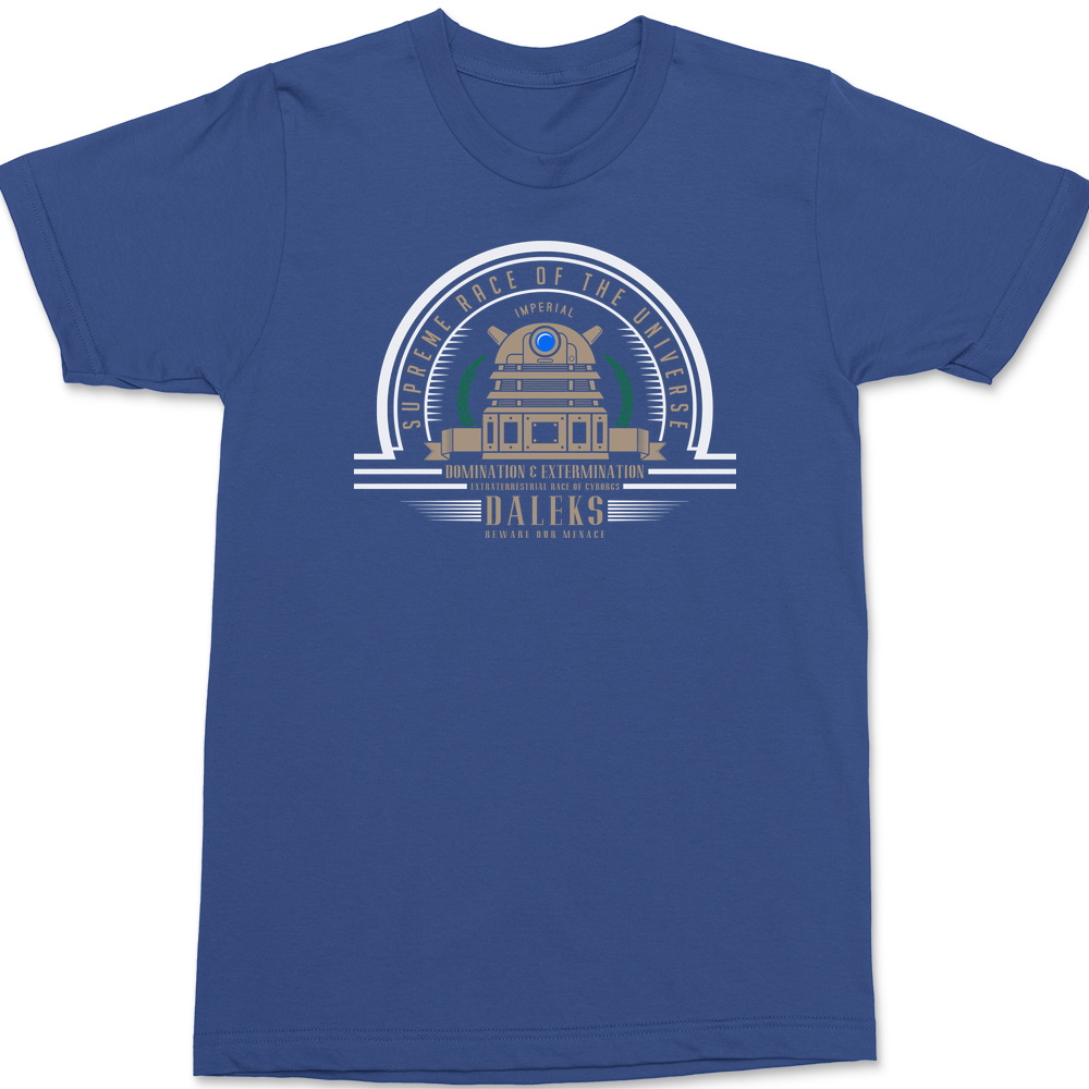 Supreme Race Daleks T-Shirt BLUE