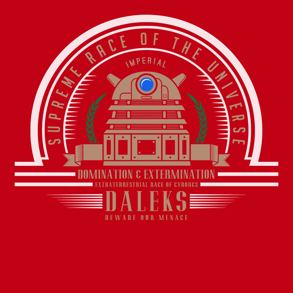 Supreme Race Daleks T-Shirt RED