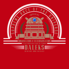 Supreme Race Daleks T-Shirt RED