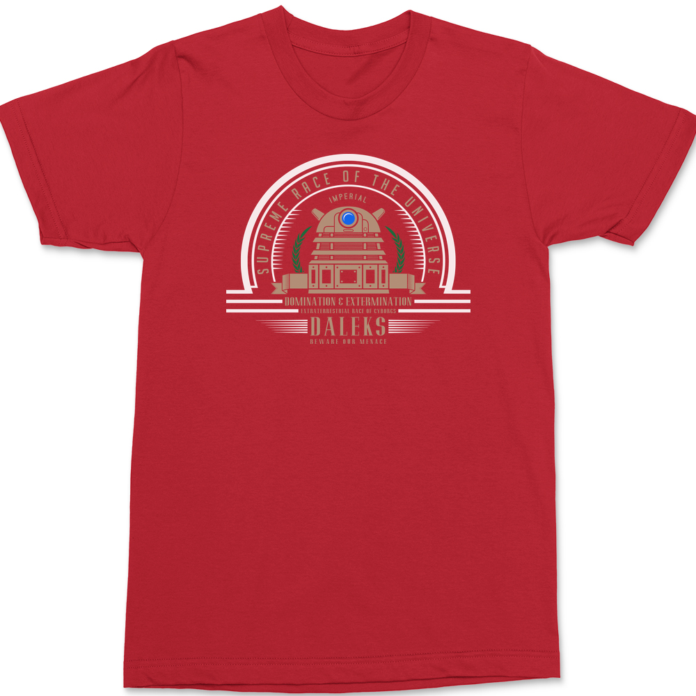 Supreme Race Daleks T-Shirt RED