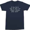Talk To Your Cat About Catnip T-Shirt NAVY