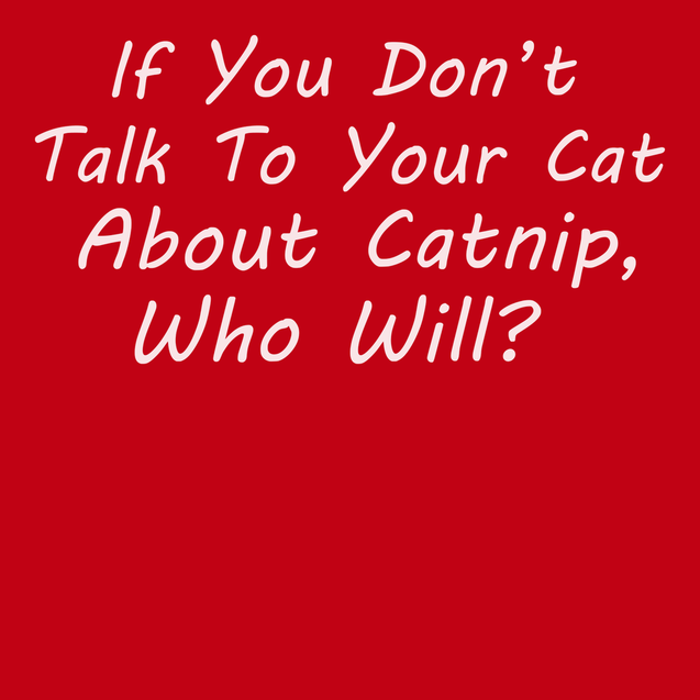 Talk To Your Cat About Catnip T-Shirt RED