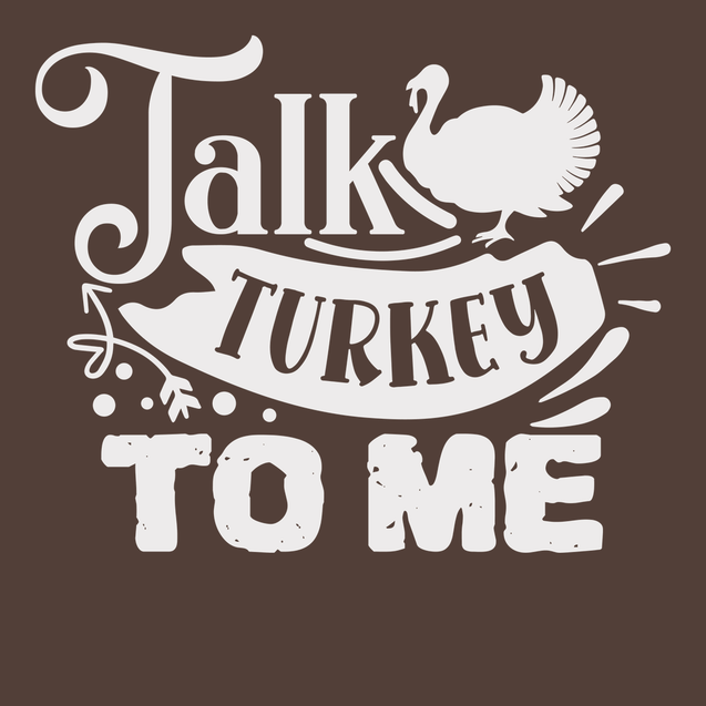 Talk Turkey To Me T-Shirt BROWN