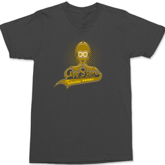 Tatooine App Store T-Shirt CHARCOAL