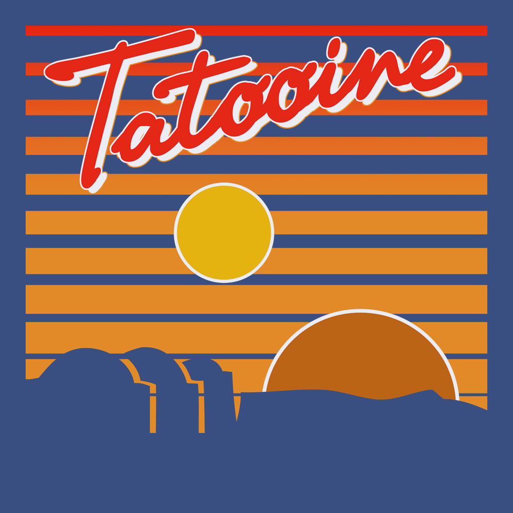 Tatooine T-Shirt BLUE