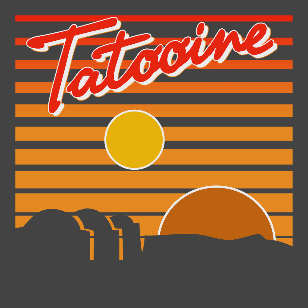 Tatooine T-Shirt CHARCOAL