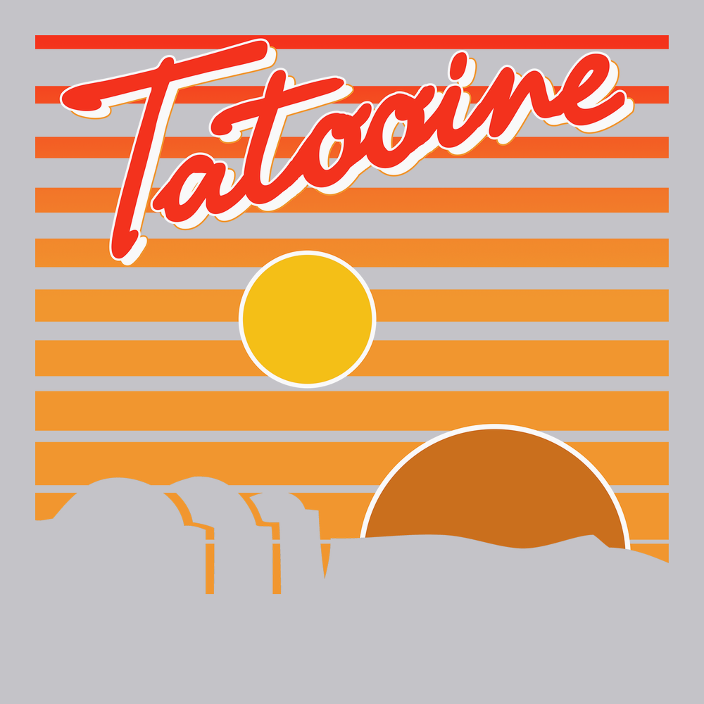 Tatooine T-Shirt SILVER