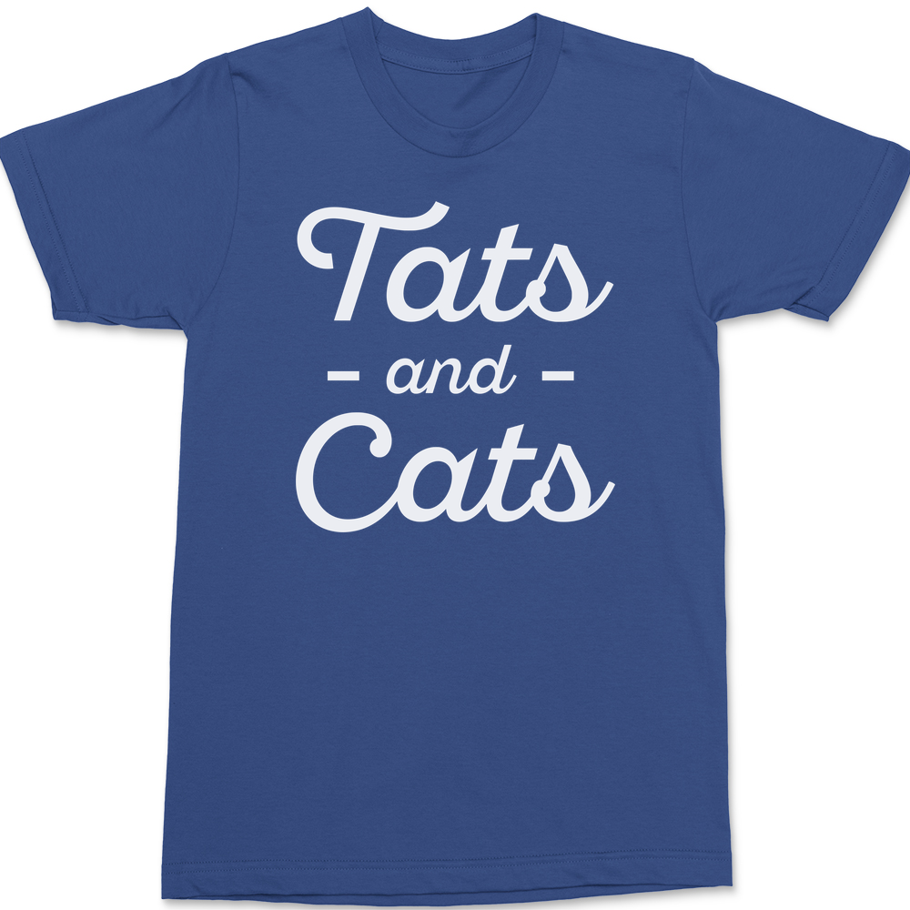 Tats and online cats t shirt