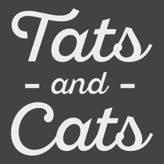 Tats and Cats T-Shirt CHARCOAL