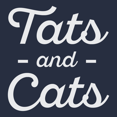 Tats and Cats T-Shirt NAVY