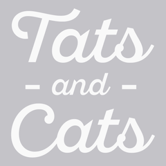 Tats and Cats T-Shirt SILVER