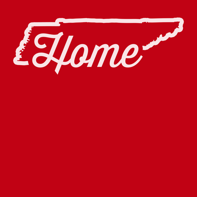 Tennessee Home T-Shirt RED