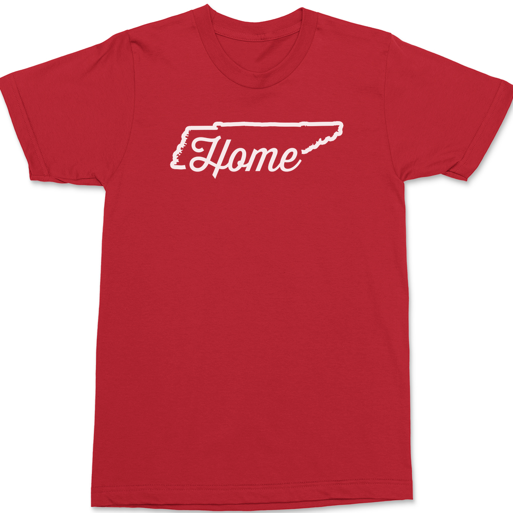 Tennessee Home T-Shirt RED