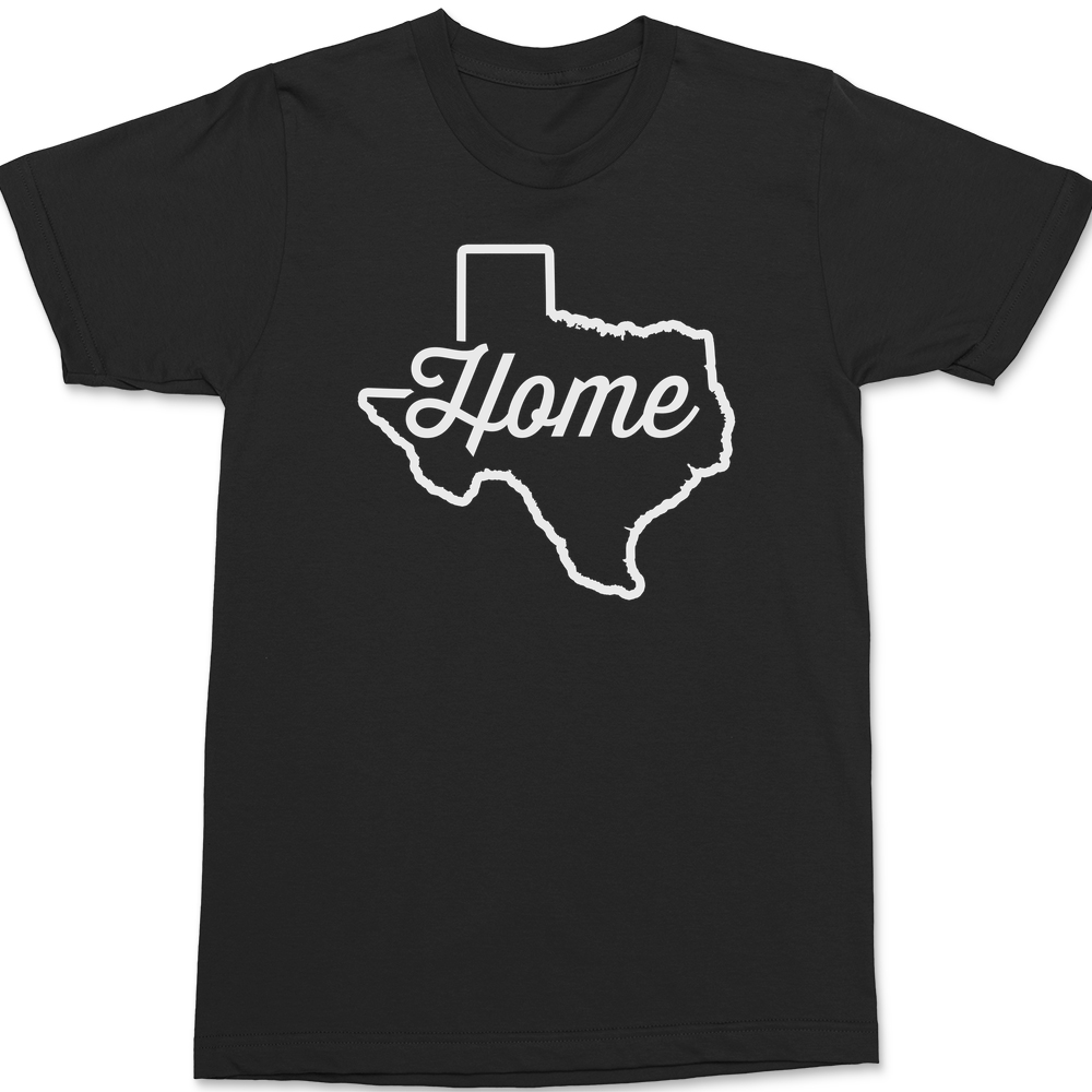 Texas Home T-Shirt BLACK