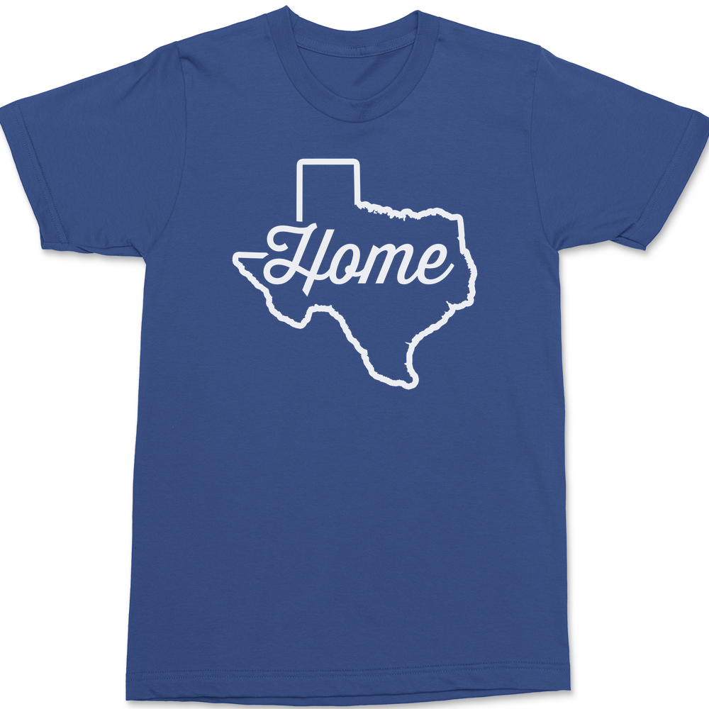Texas Home T-Shirt BLUE