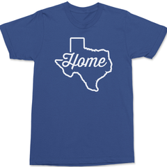 Texas Home T-Shirt BLUE