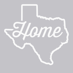 Texas Home T-Shirt SILVER