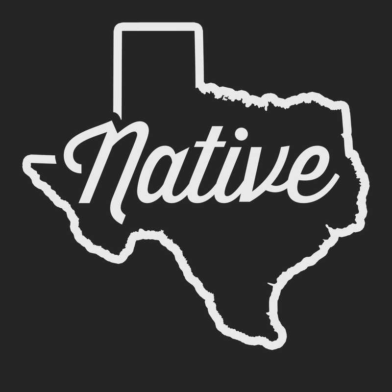 Texas Native T-Shirt BLACK