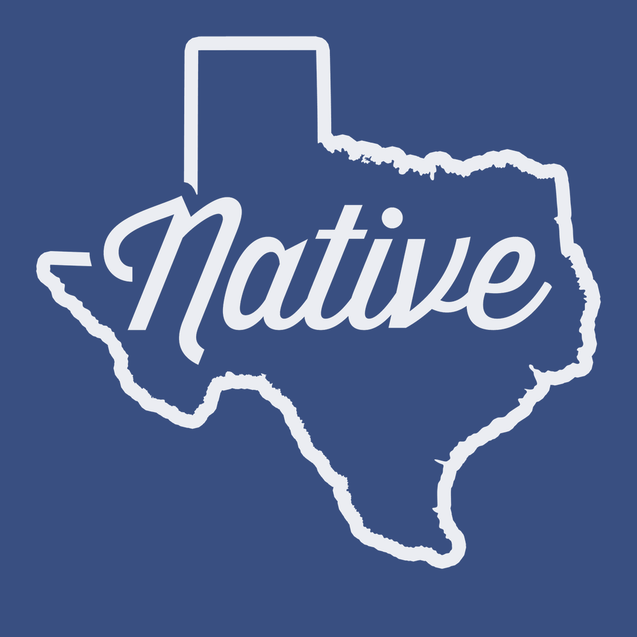 Texas Native T-Shirt BLUE