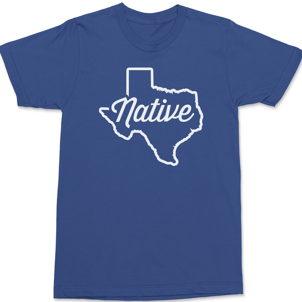 Texas Native T-Shirt BLUE