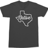 Texas Native T-Shirt CHARCOAL