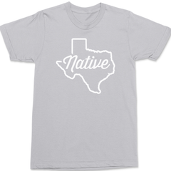 Texas Native T-Shirt SILVER