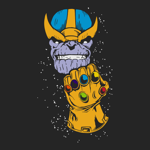 Thanos Infinity Gauntlet T-Shirt BLACK