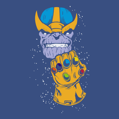 Thanos Infinity Gauntlet T-Shirt BLUE