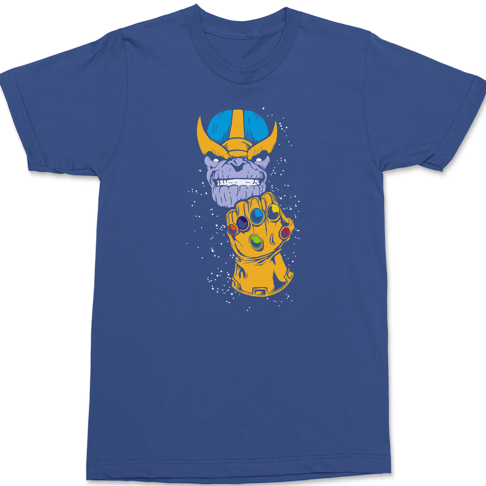 Thanos Infinity Gauntlet T-Shirt BLUE