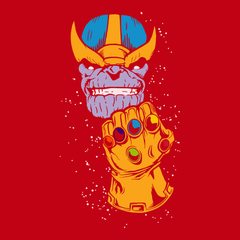Thanos Infinity Gauntlet T-Shirt RED