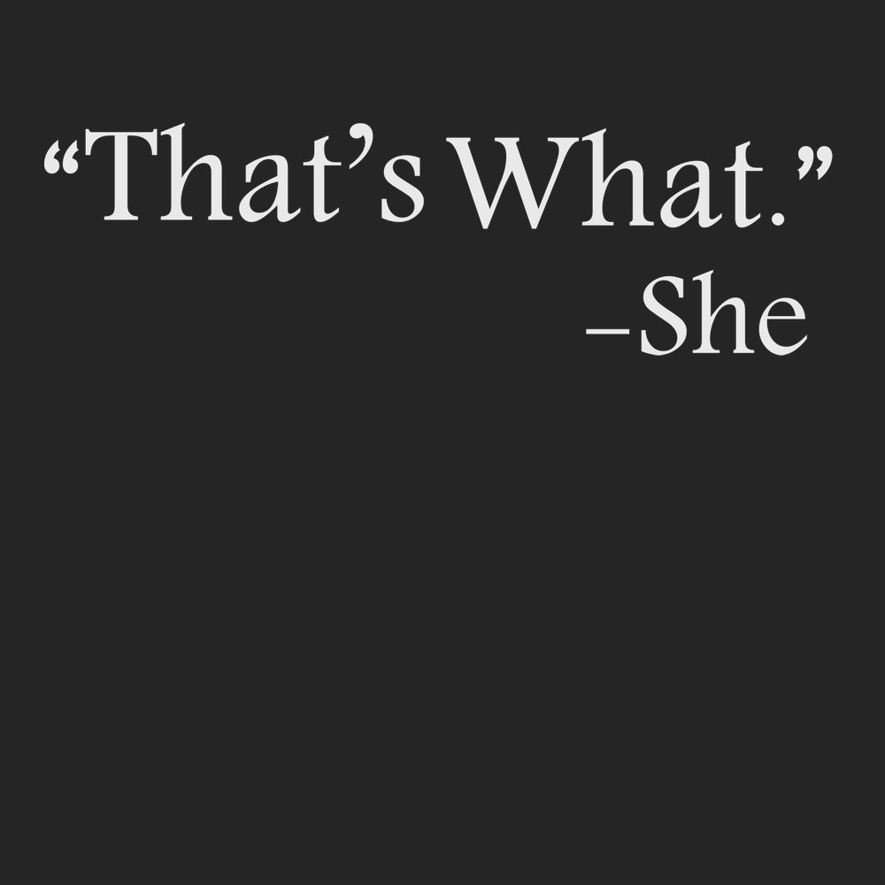 That's What She Said T-Shirt BLACK