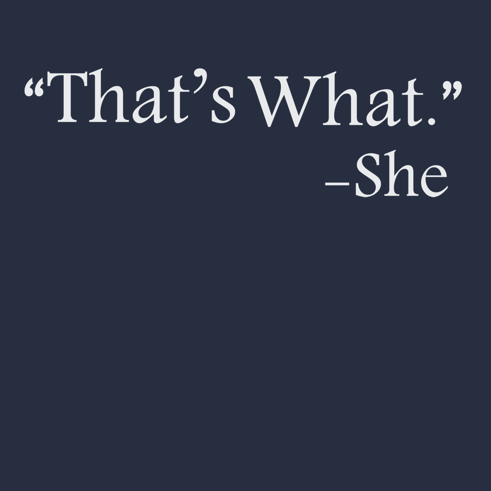 That's What She Said T-Shirt Navy