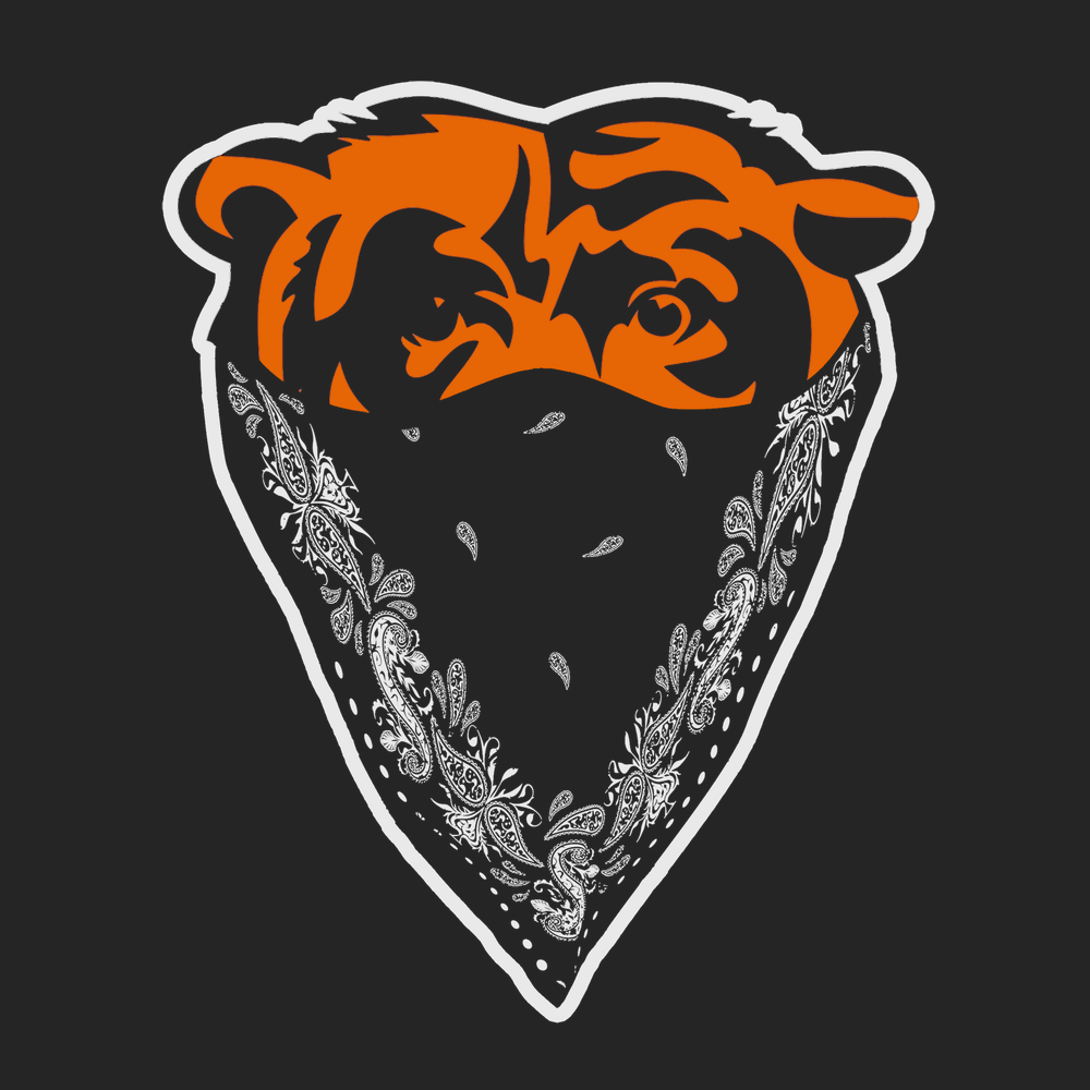 The Bears Bandana T-Shirt BLACK