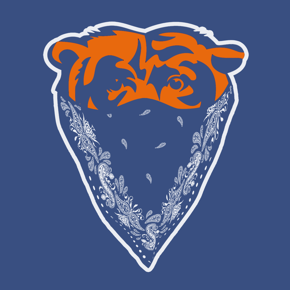 The Bears Bandana T-Shirt BLUE